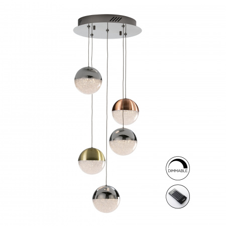 Подвесной светильник Sphere 5L LED Ø33 DIM цветной 