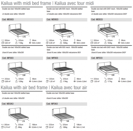 Кровать мягкая Kailua