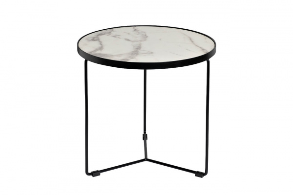 Стол журнальный Royal White d50*48см