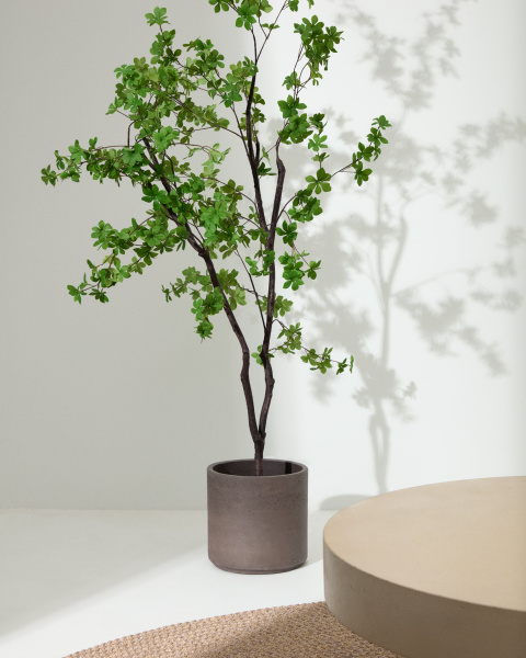 Enkianthus Искусственное дерево с черным горшком 214 см