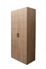 GD-10013/2-3 Шкаф Alto двухд c полками, цвет дуб Урбан Кофейный, фасад глухой 100*57*228.5см