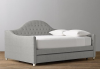 Кровать детская дейбед с дополнительным спальным местом Reese Tufted