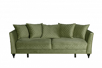 Диван Sorrento 230M трехм.раск,велюр оливковый Colt1002-OLIV 230*101*86