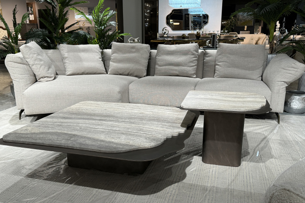 Стол журнальный Травертин (Travertine) 60*60*48см