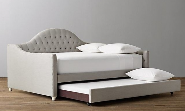 Кровать детская дейбед с дополнительным спальным местом Reese Tufted