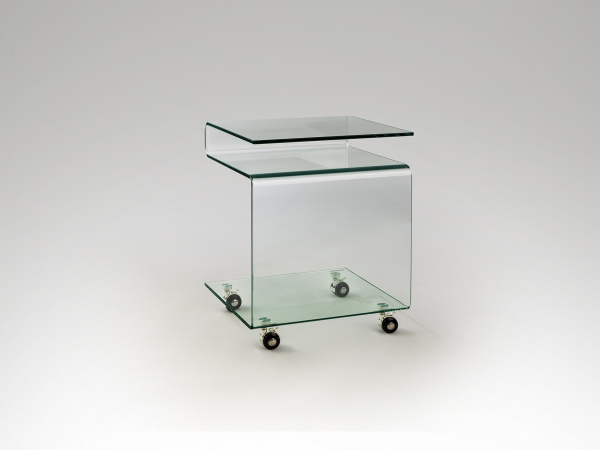 Столик на колесиках Glass 