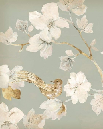 Постер в раме “Birds and flowers – II”