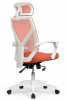Кресло Oliver RCH W-203AC Белый пластик/Оранжевый