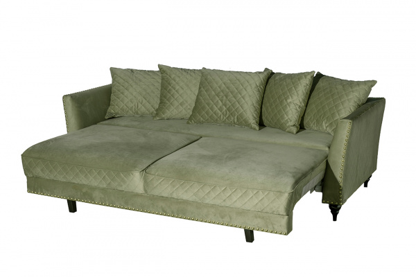 Диван Sorrento 230M трехм.раск,велюр оливковый Colt1002-OLIV 230*101*86
