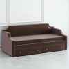 Кровать пристенная в вельветовой обивке DayBed