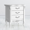 Прикроватная тумба 3 ящика Romantic Silvery Rome