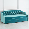 Кровать пристенная со стеганной вельветовой обивкой DayBed