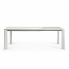 Стол Atta 160 (220) x90 керамика белый