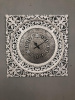 Настенные часы Silver/White со светодиодной подсветкой
