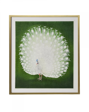 Интерьерный постер “White Peacock”