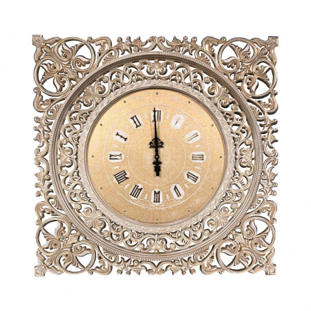 Настенные часы Silver/White со светодиодной подсветкой