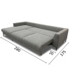 Угловой диван-кровать Boston Nice (c оттоманкой) SELECTION, MOD INTERIORS