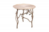 Стол журнальный "Флора" металлический 54*54*57см
