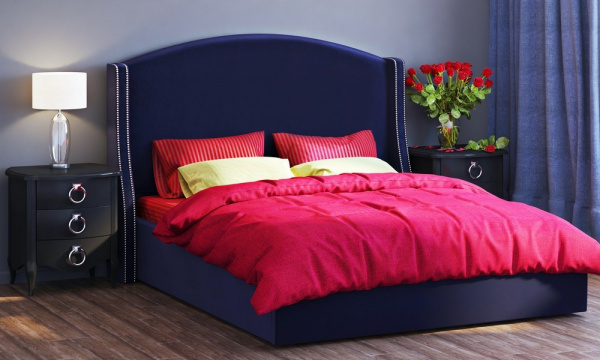 Кровать с мягким изголовьем K10 Vary bed