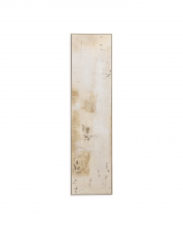 Silpa темно-бежевая абстрактная картина, 182 x 47 см