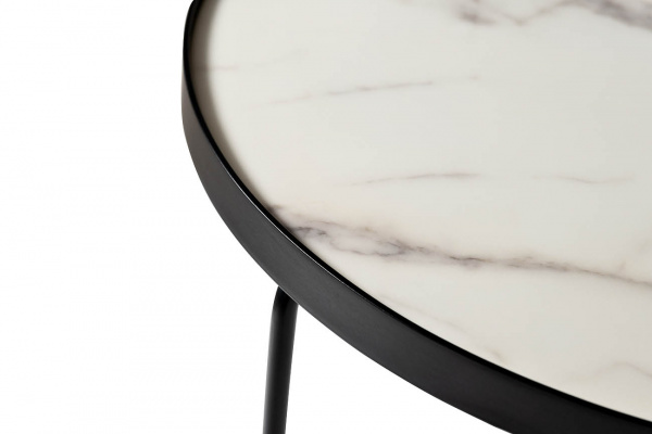 Стол журнальный Royal White d50*48см