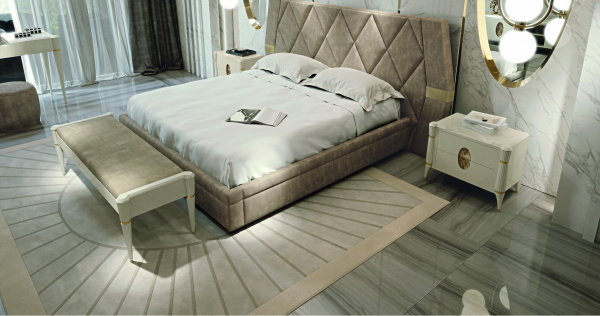 Кровать мягкая Ellipse 9050