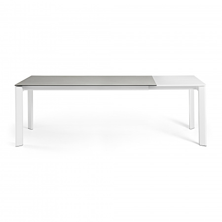 Стол Atta 160 (220) x90 белый керамика