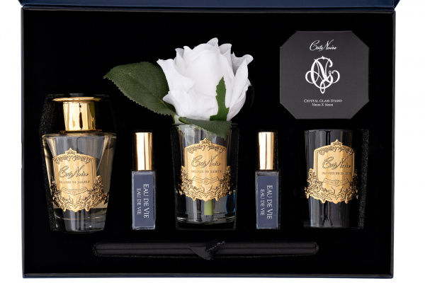 Набор подарочный Eau de vie - диффузор 90мл, роза искусств., спрей 2*5мл, свеча75гр