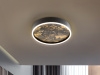 Потолочный светильник Stone CCT- черный LED 40D