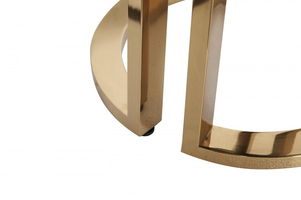Стол журнальный D'Oro Garda Decor черный мрам. d50*50см