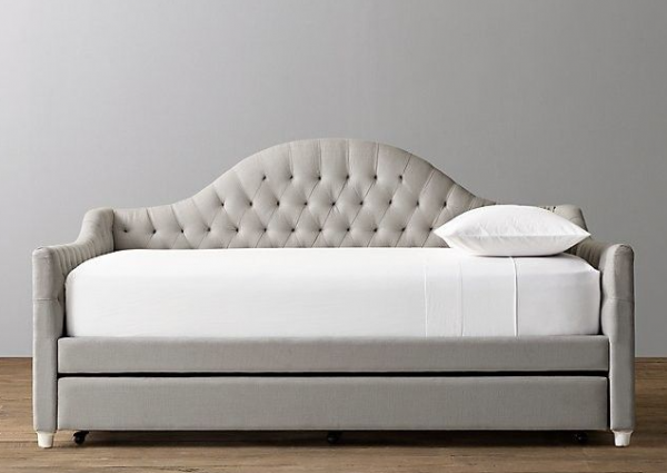 Кровать детская дейбед с дополнительным спальным местом Reese Tufted