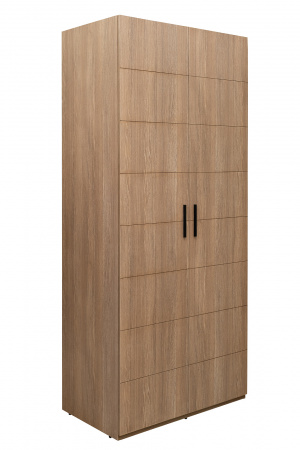 GD-10012/2-3 Шкаф Alto двух c выдв ящик,цвет дуб Урбан Кофейный,фасад глухой 100*57*228.5см
