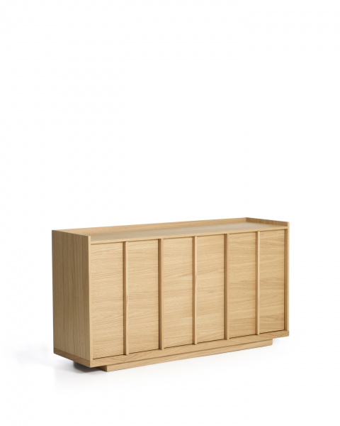 Комод Onix с отделкой из дубового шпона натурального оттенка, 150 x 80 см