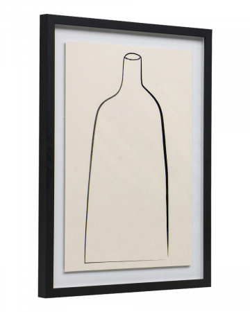 Постер “Minimal Vase” в чёрной раме