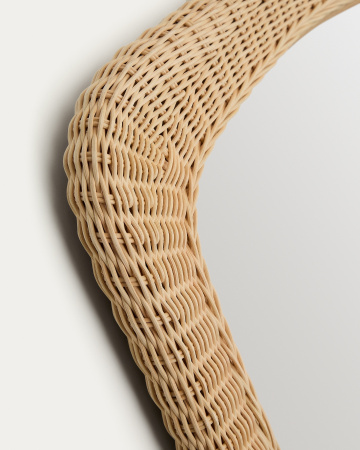 Зеркало из ротанга Zilna 58 x 79 см