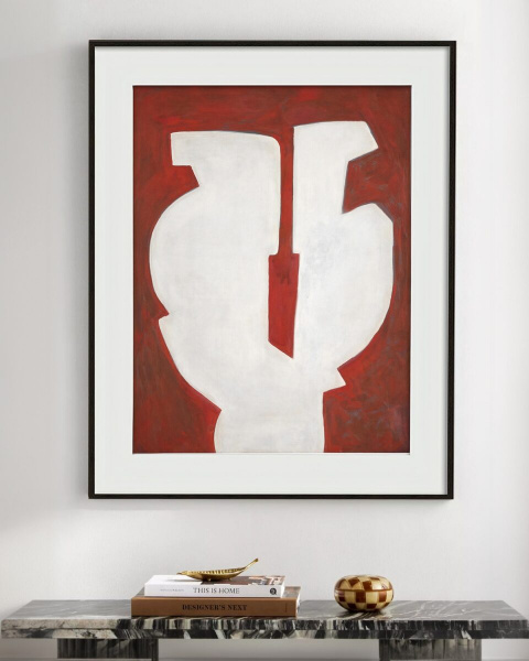 Интерьерное жикле “Composition in red”
