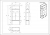 Стеллаж Space тип B 80*35*200см
