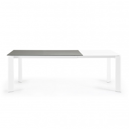 Стол Atta 160 (220) x90 белый керамика