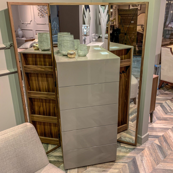 Комод высокий с зеркалом AVILA, MOD INTERIORS