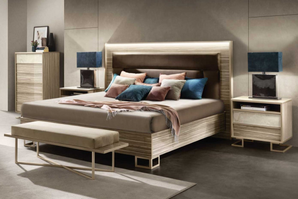 Кровать мягкая Luce Light, ADORA