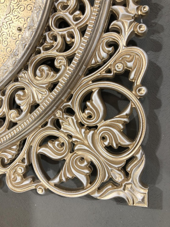 Настенные часы Silver/White со светодиодной подсветкой