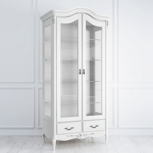 Сервант стеклянный Romantic Silvery Rome