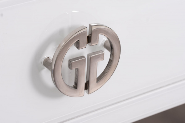 Консоль GD 2 ящика белая 120*30*78см