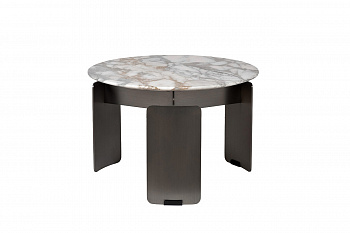 Стол журнальный, мрамор Arabescato Corchia d60*40см