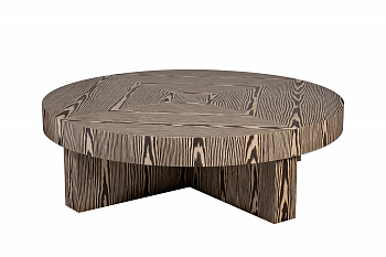 Стол журнальный Zebrano d140*42см