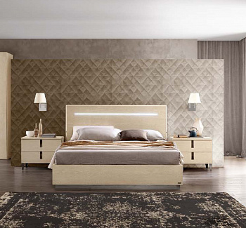 Кровать мягкая AMBRA LEGNO