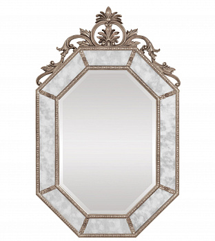 Зеркало в раме "Лидс" Florentine Silver/19