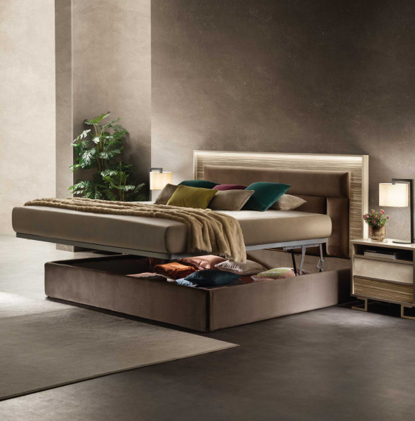 Кровать мягкая Luce Light, ADORA