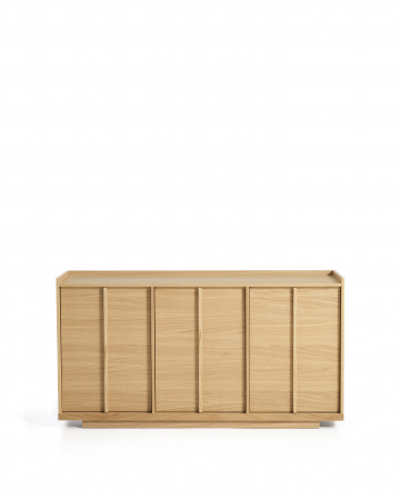 Комод Onix с отделкой из дубового шпона натурального оттенка, 150 x 80 см