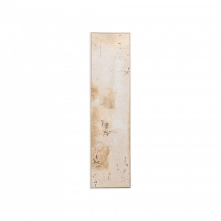 Silpa темно-бежевая абстрактная картина, 182 x 47 см